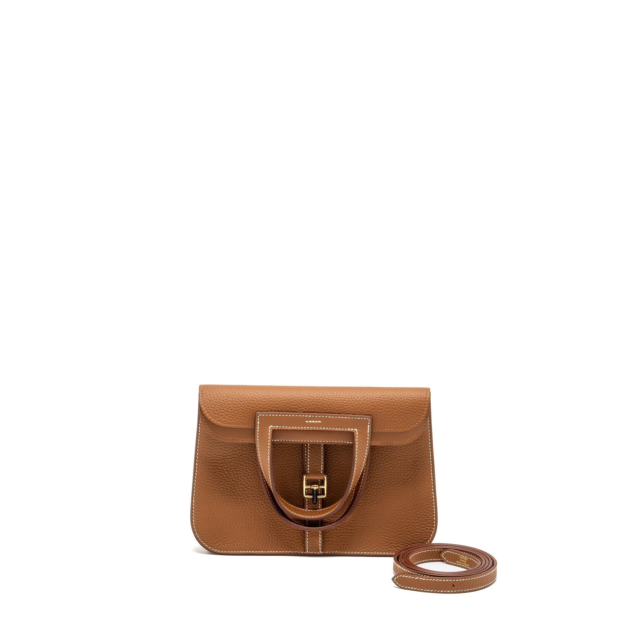 HERMES HALZAN 25 CLEMENCE GOLD GHW