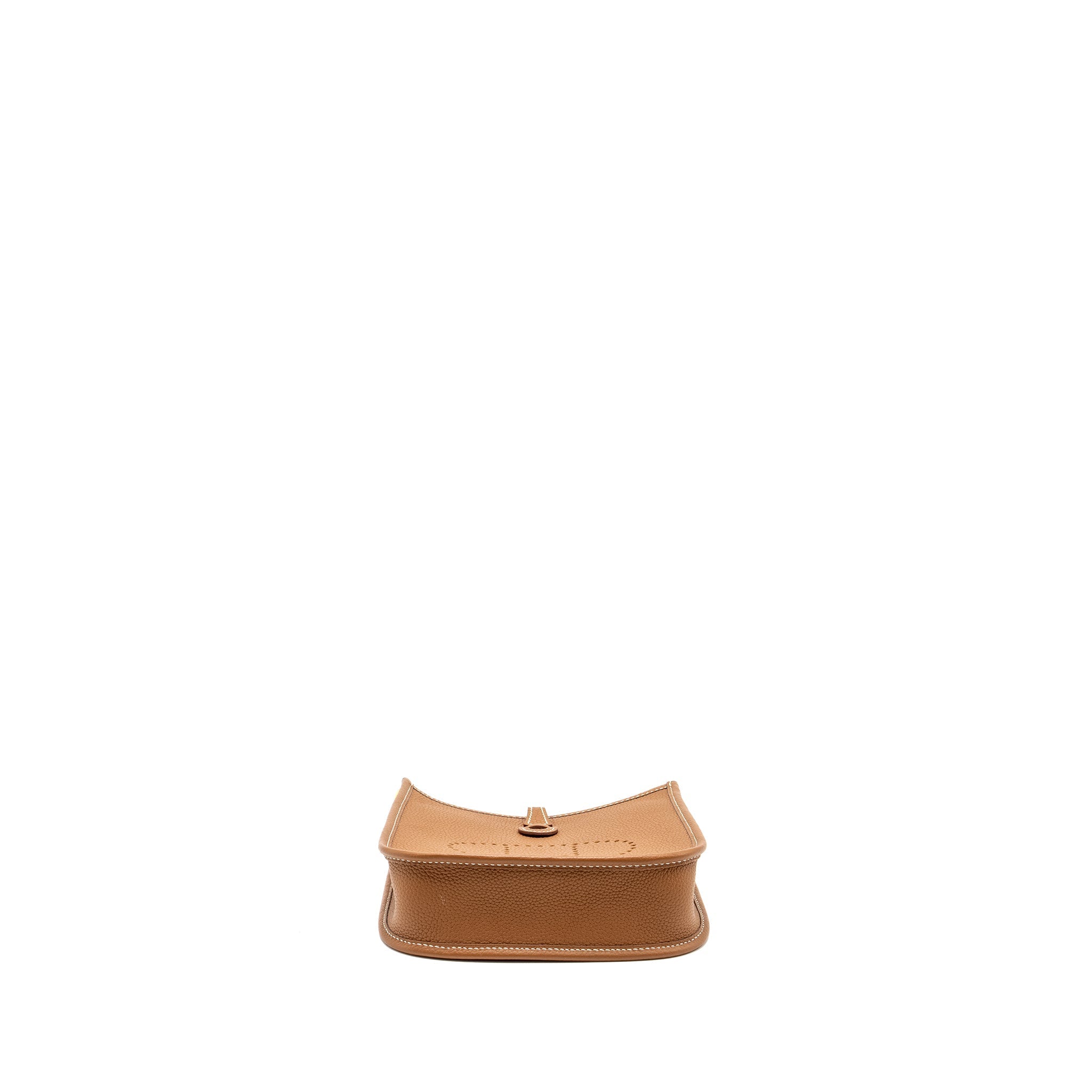 HERMES MINI EVELYNE TAURILLON MAURICE GOLD GHW