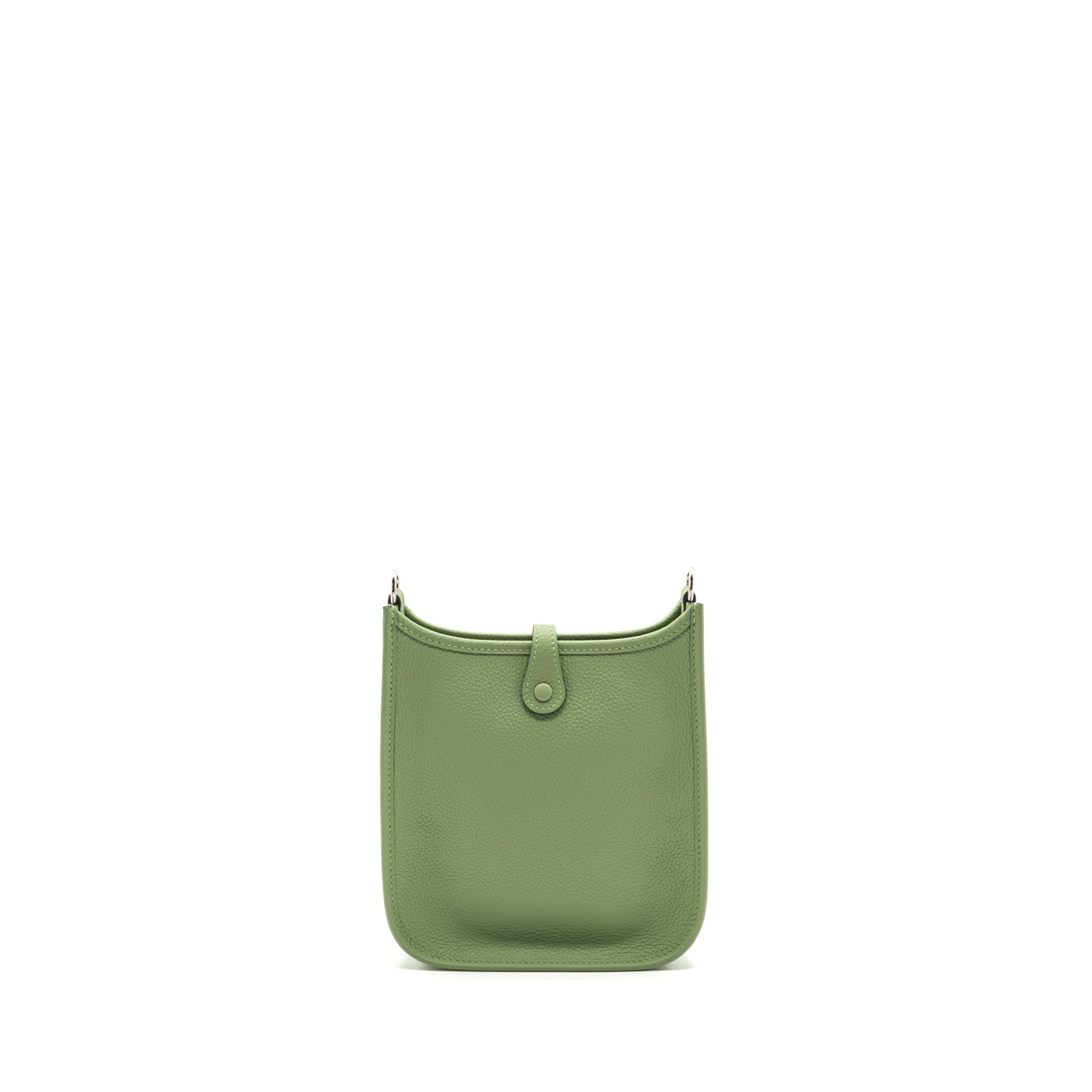 HERMES MINI EVELYN CLEMENCE VERT CRIQUET SHW