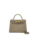 HERMES KELLY 32 EPSOM M8 GRIS ASPHALTE GHW