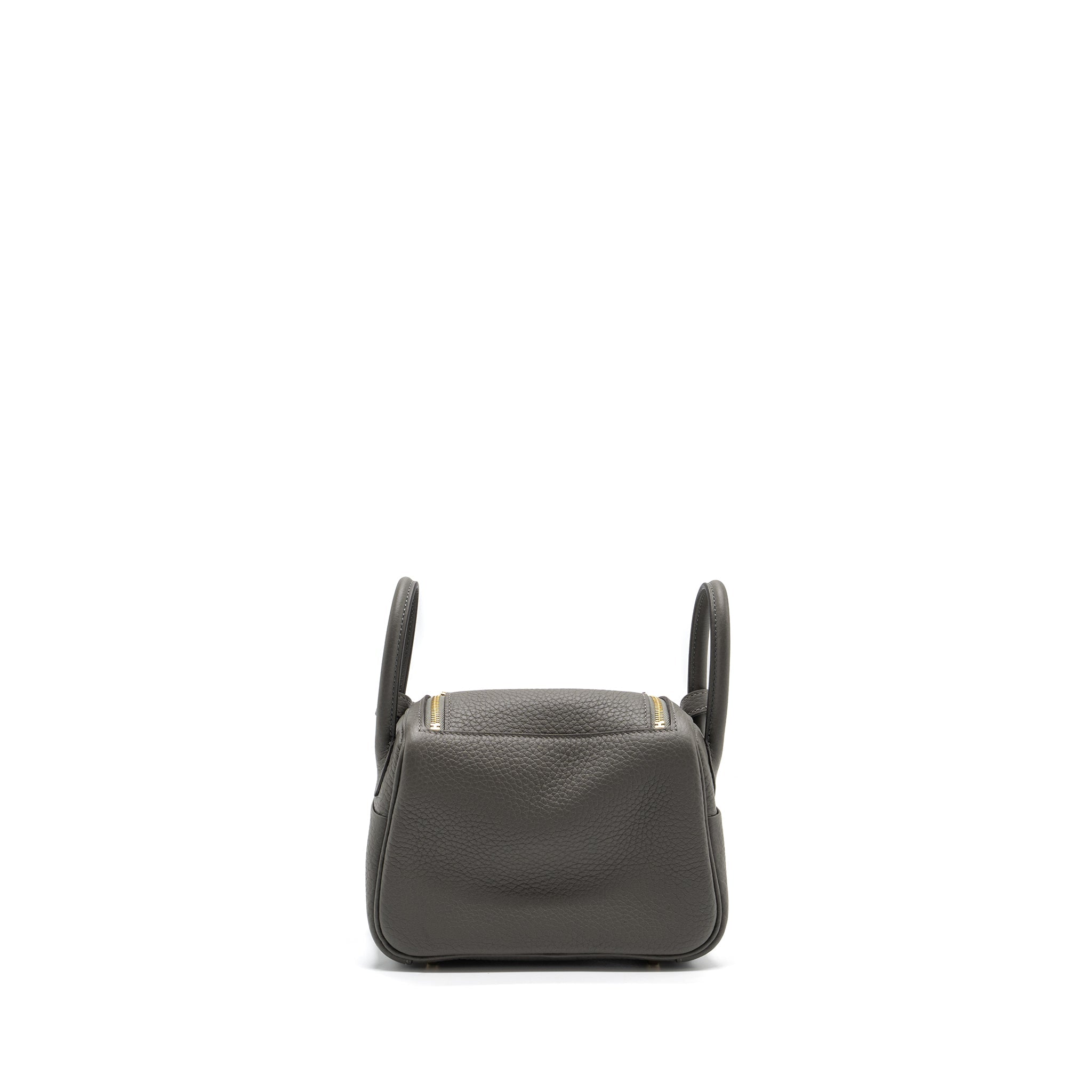 HERMES MINI LINDY CLEMENCE GRIS MEYER GHW