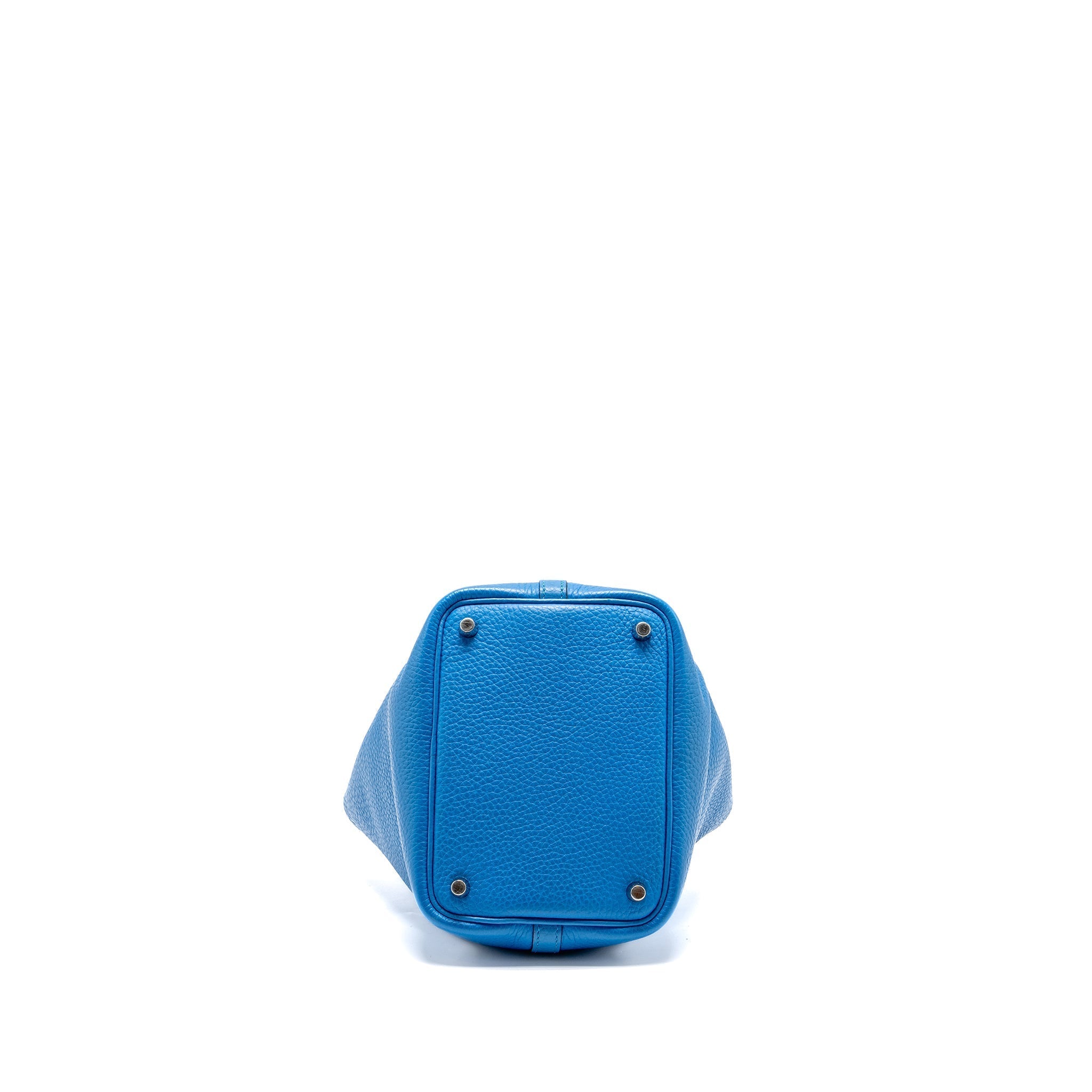 HERMES PICOTIN 18 LOCK BAG CLEMENCE B3 BLEU ZANZIBAR SHW