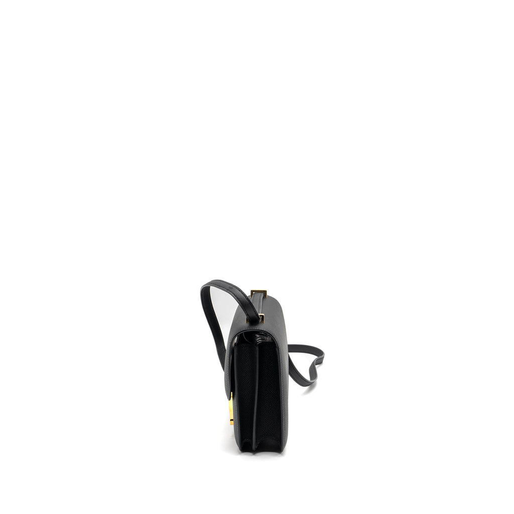 Hermes Mini Constance Epsom Black GHW