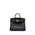 HERMES BIRKIN 25 OSTRICH BLACK GHW