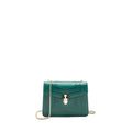 BVLGARI SERPENTI FOREVER CROSSBODY BAG CALFSKIN GREEN LGHW