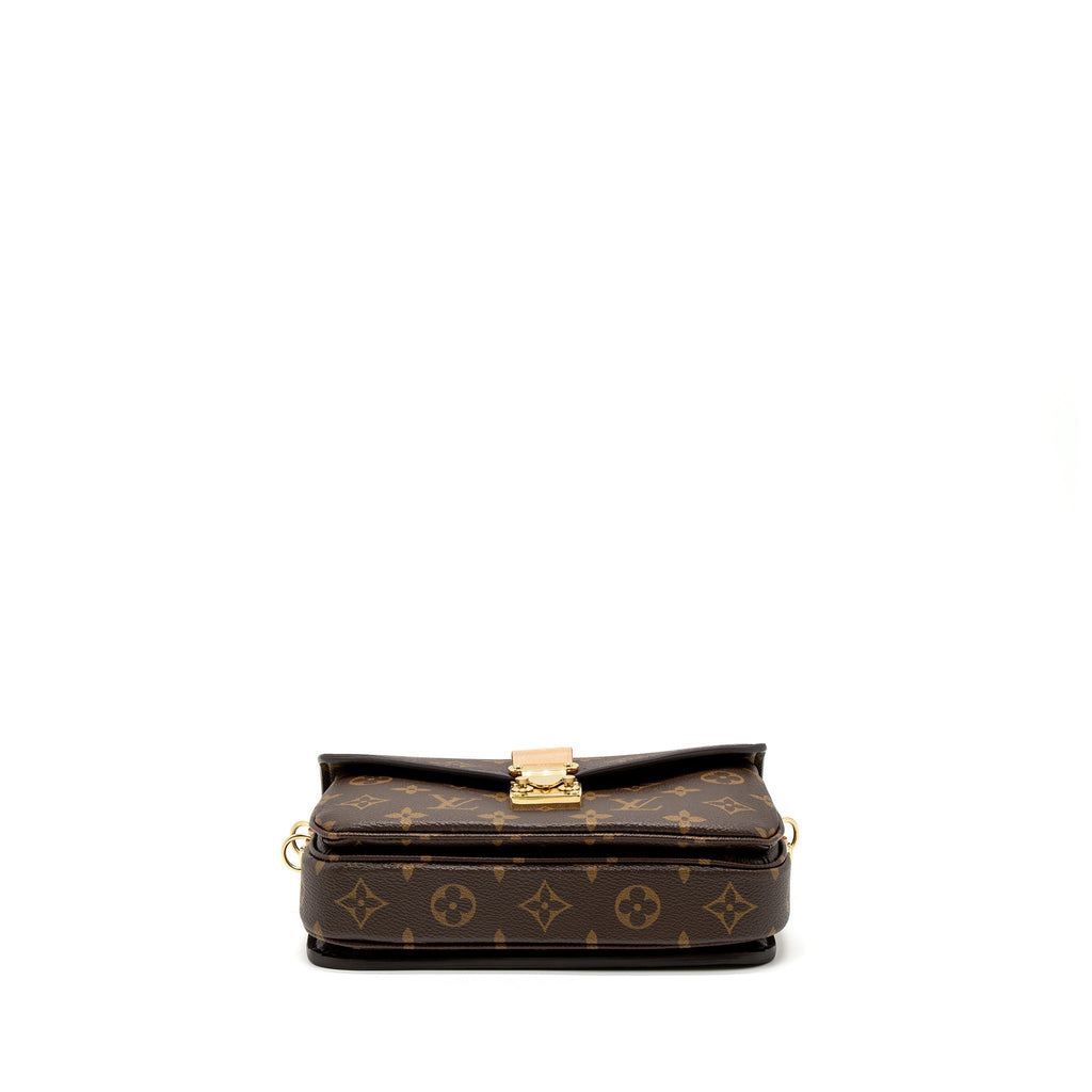 LOUIS VUITTON POCHETTE MÉTIS EAST WEST MONOGRAM CANVAS GHW (NEW VERSION)