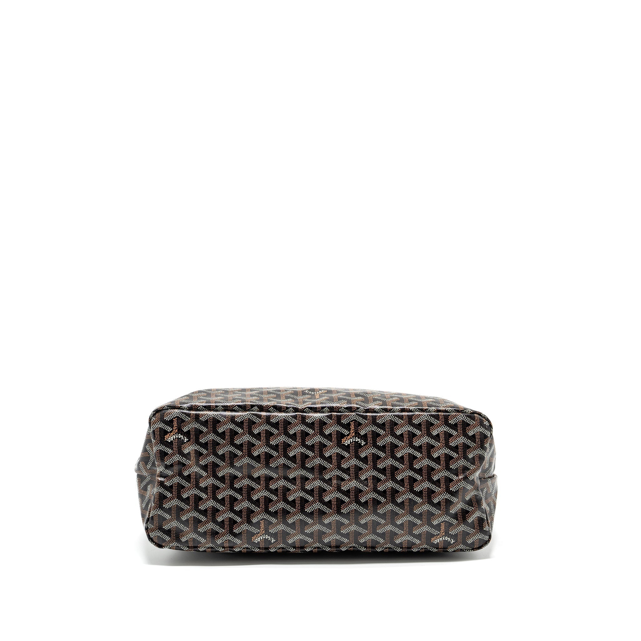 GOYARD BOHEME HOBO BAG GOYARDLINE CANVAS BLACK SHW