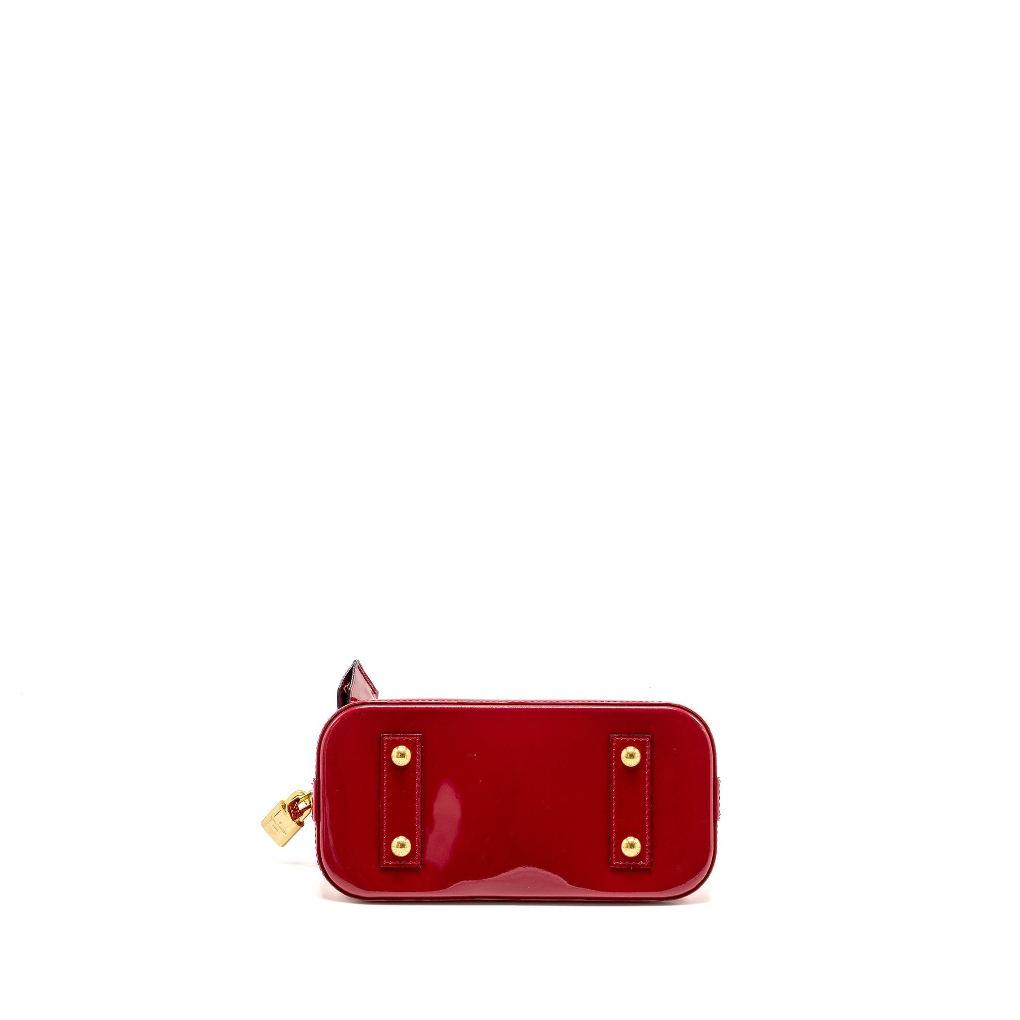 LOUIS VUITTON ALMA BB PATENT INDIAN ROSE GHW