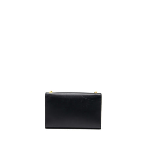 SAINT LAURENT MEDIUM KATE WITH TASSEL CALFSKIN BLACK GHW