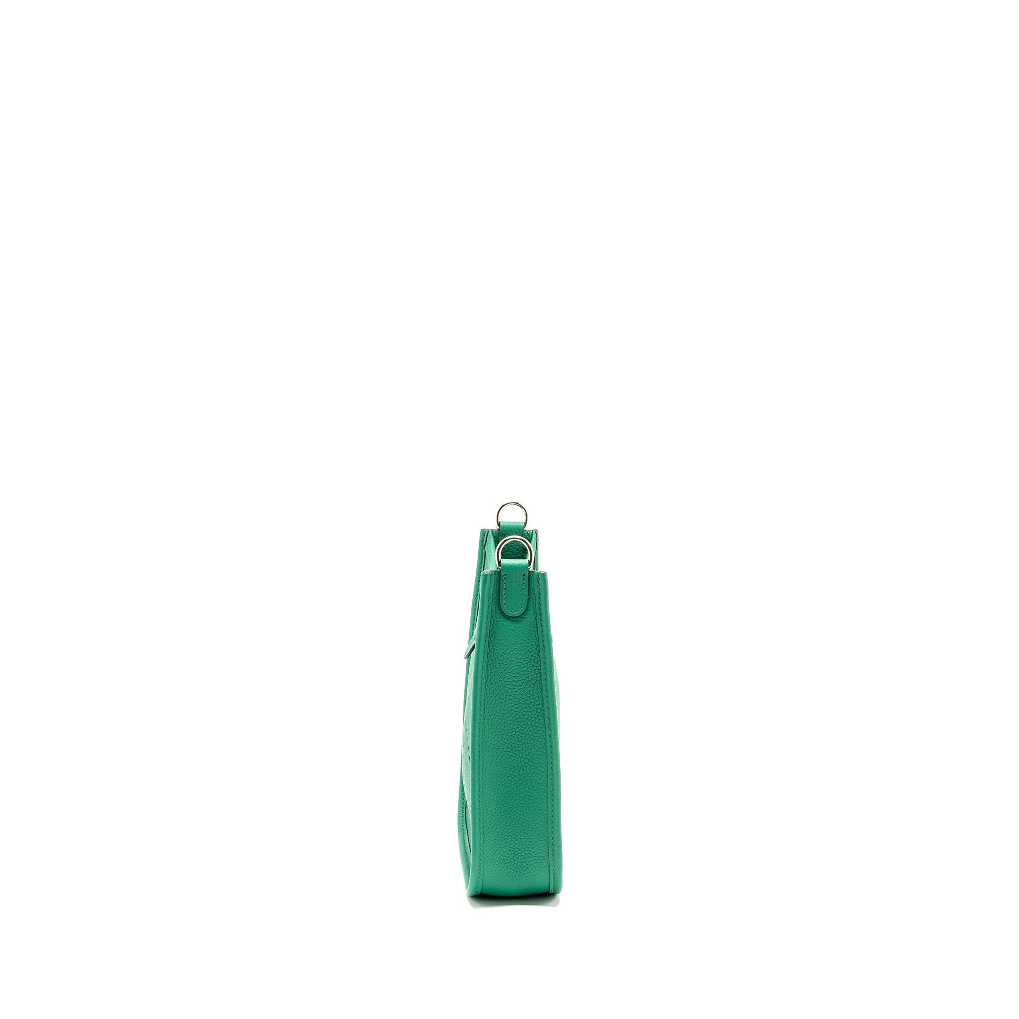 HERMES MINI EVELYNE TAURILLON MAURICE VERT JADE SHW