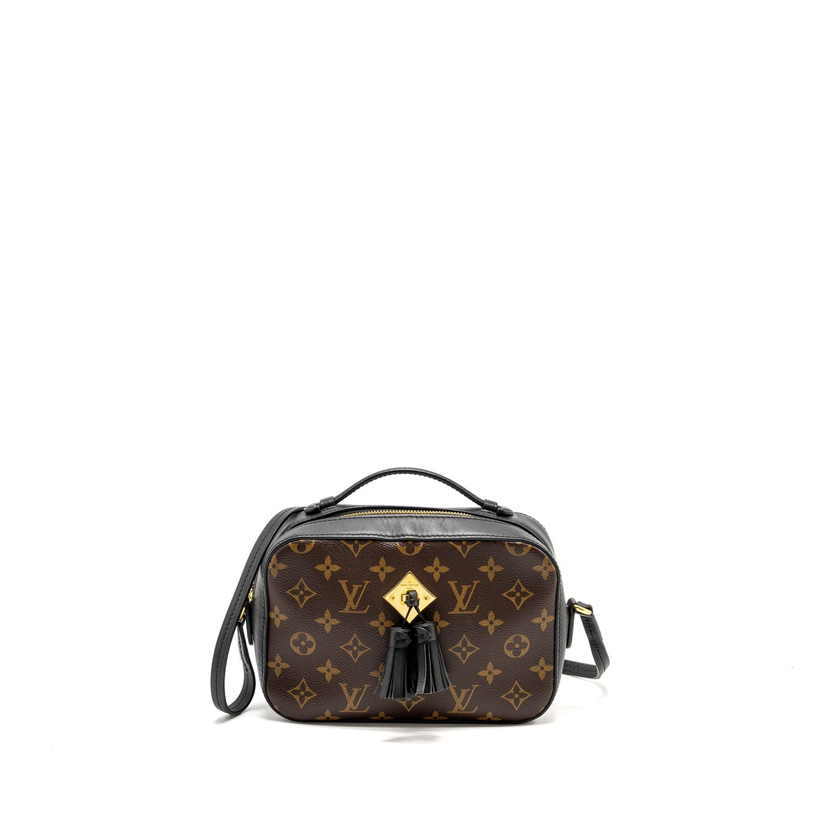 LOUIS VUITTON SAINTONGE CROSSBODY BAG MONOGRAM CANVAS GHW