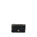 CHANEL MEDIUM CLASSIC DOUBLE FLAP BAG CAVIAR BLACK GHW (MICROCHIP)