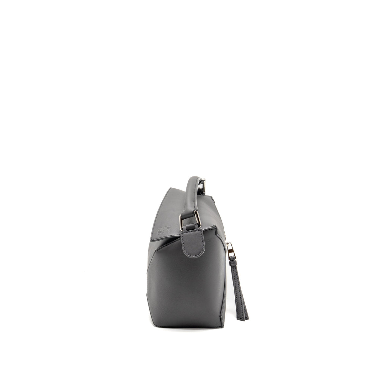 Loewe Small Puzzle Bag Calfskin Grey SHW