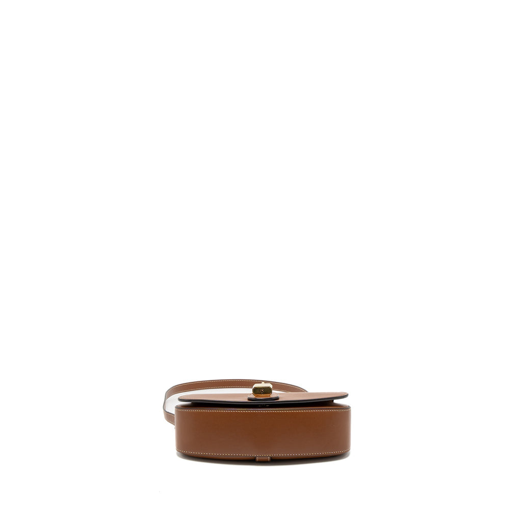 CELINE CLUTCH ON STRAP TABOU CALFSKIN TAN GHW