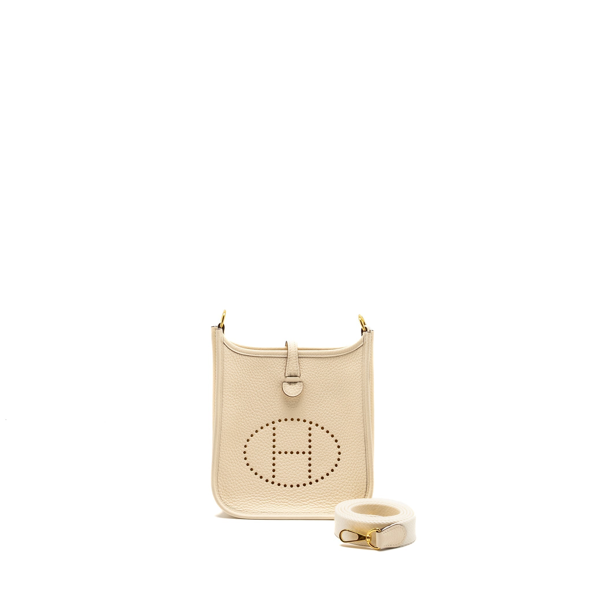 HERMES MINI EVELYN CLEMENCE NATA GHW