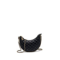 CHANEL SMALL MOON HOBO BAG LAMBSKIN BLACK LGHW (MICROCHIP)