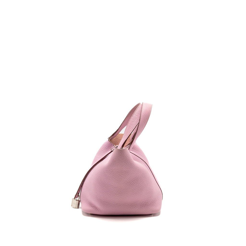 HERMES PICOTIN 18 LOCK BAG CLEMENCE MAUVE SYLVESTRE SHW