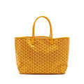GOYARD SAINT LOUIS PM TOTE BAG CANVAS YELLOW SHW