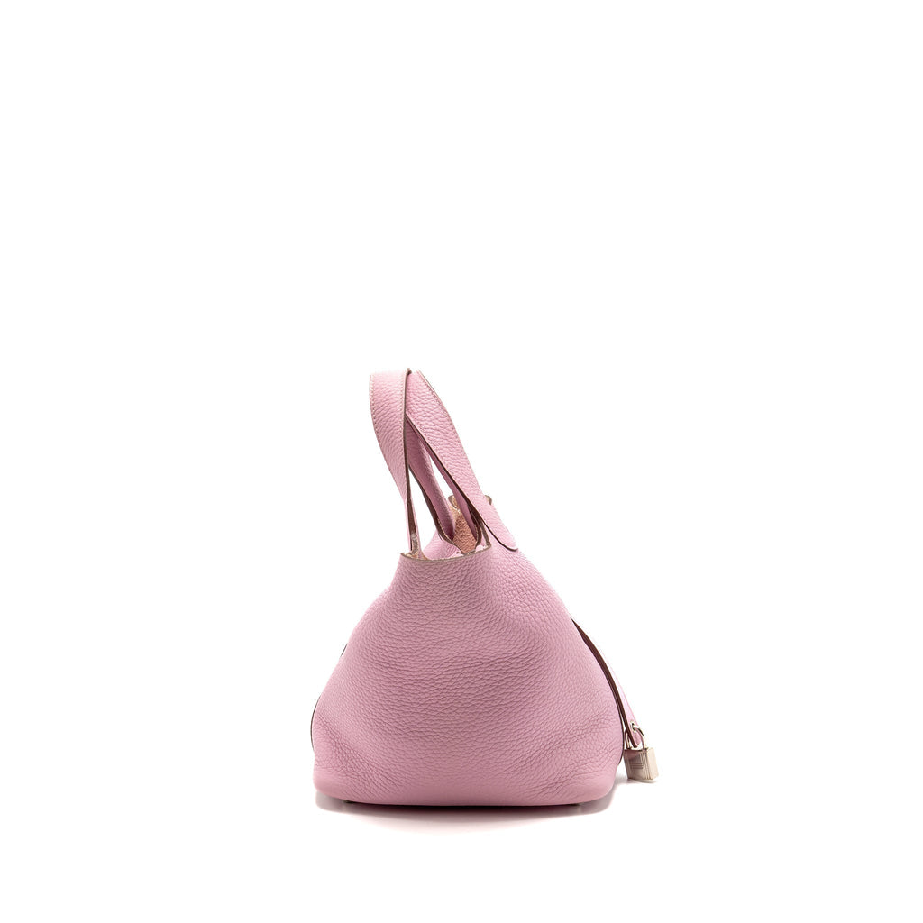 HERMES PICOTIN 18 LOCK BAG CLEMENCE MAUVE SYLVESTRE SHW