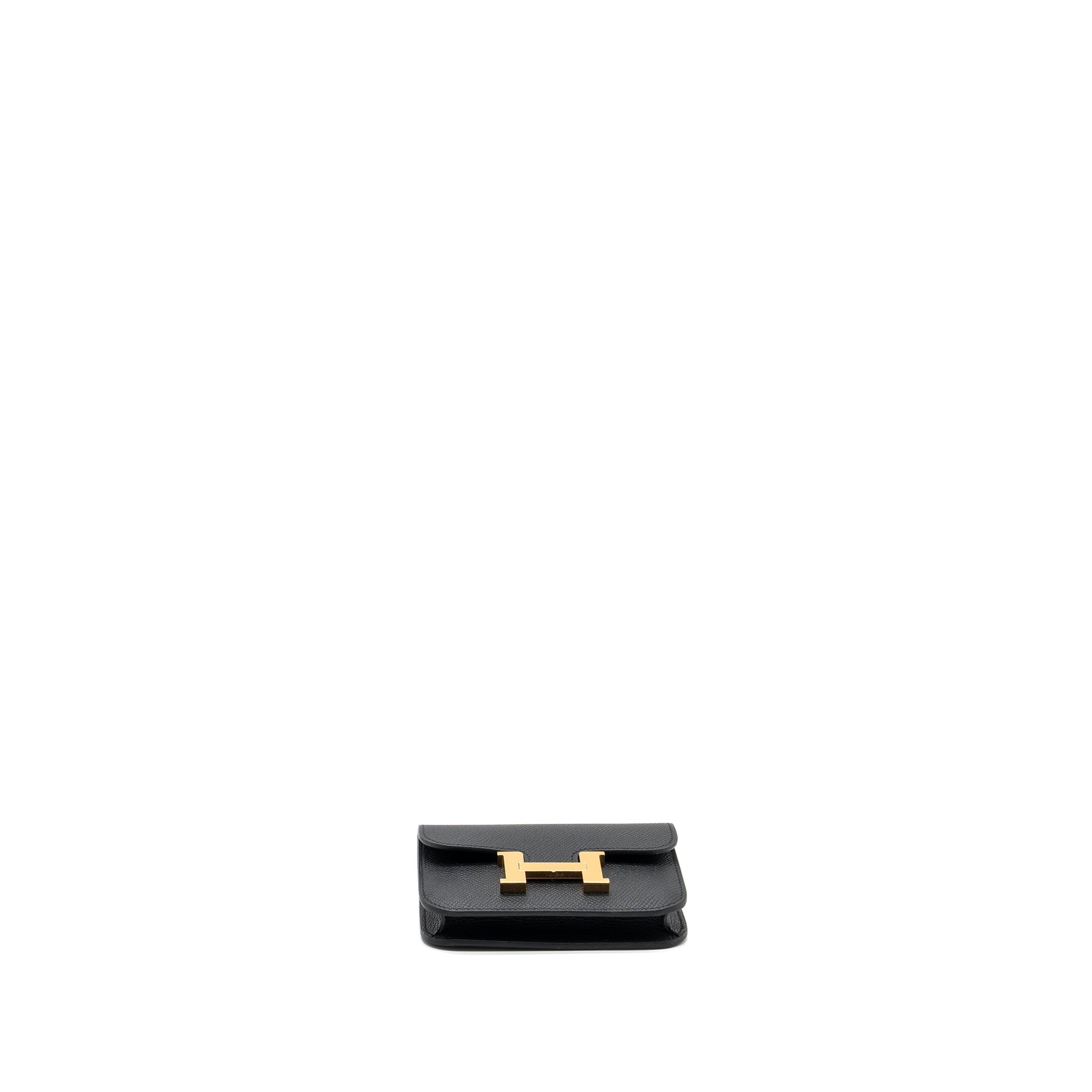 HERMES CONSTANCE SLIM EPSOM BLACK GHW