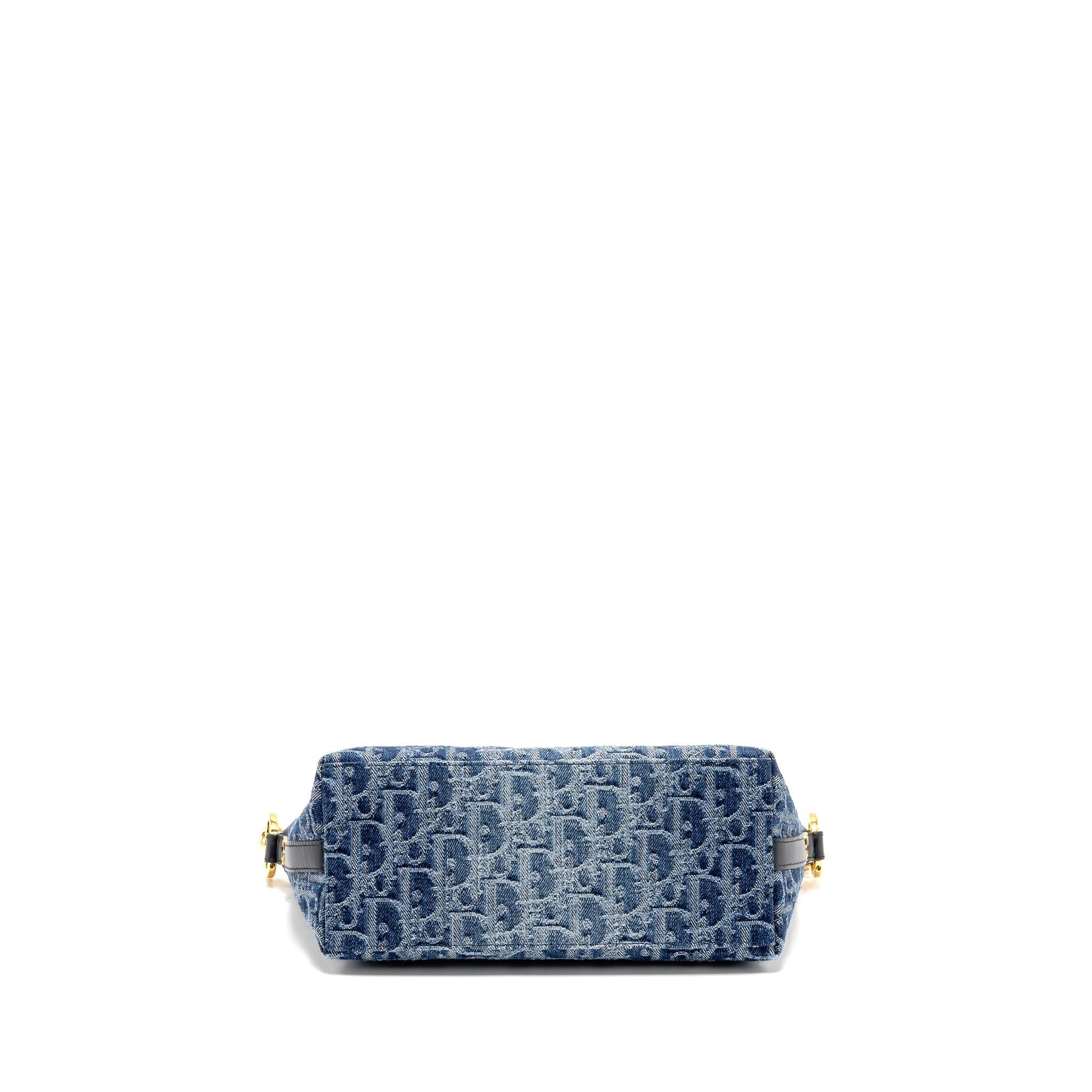 DIOR DIORSTAR OBLIQUE HOBO BAG DENIM BLUE GHW