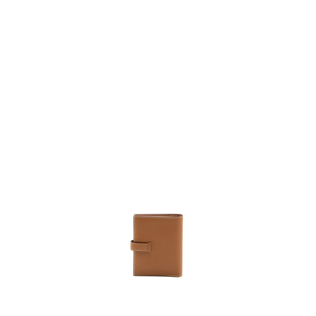Hermes Bearn Compact Wallet Epsom Gold SHW