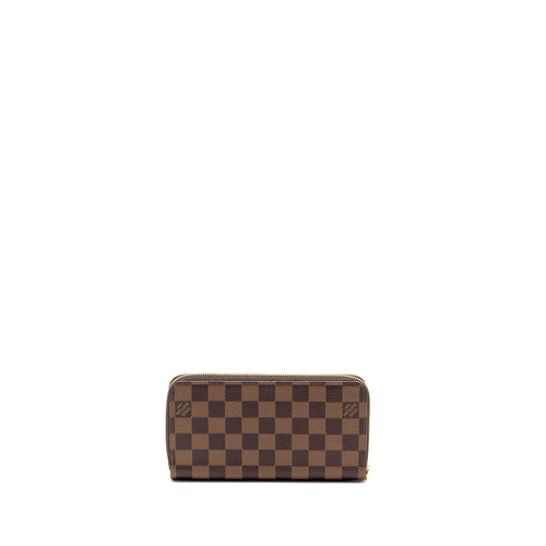 LOUIS VUITTON ZIPPY ORGANIZER MONOGRAM CANVAS DAMIER EBENE GHW