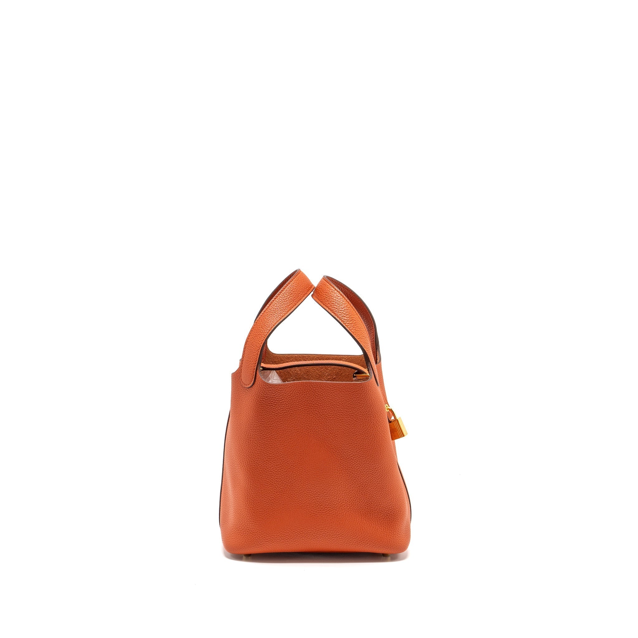 HERMES PICOTIN 18 LOCK BAG TAURILLON MAURICE 6C CUIVRE GHW