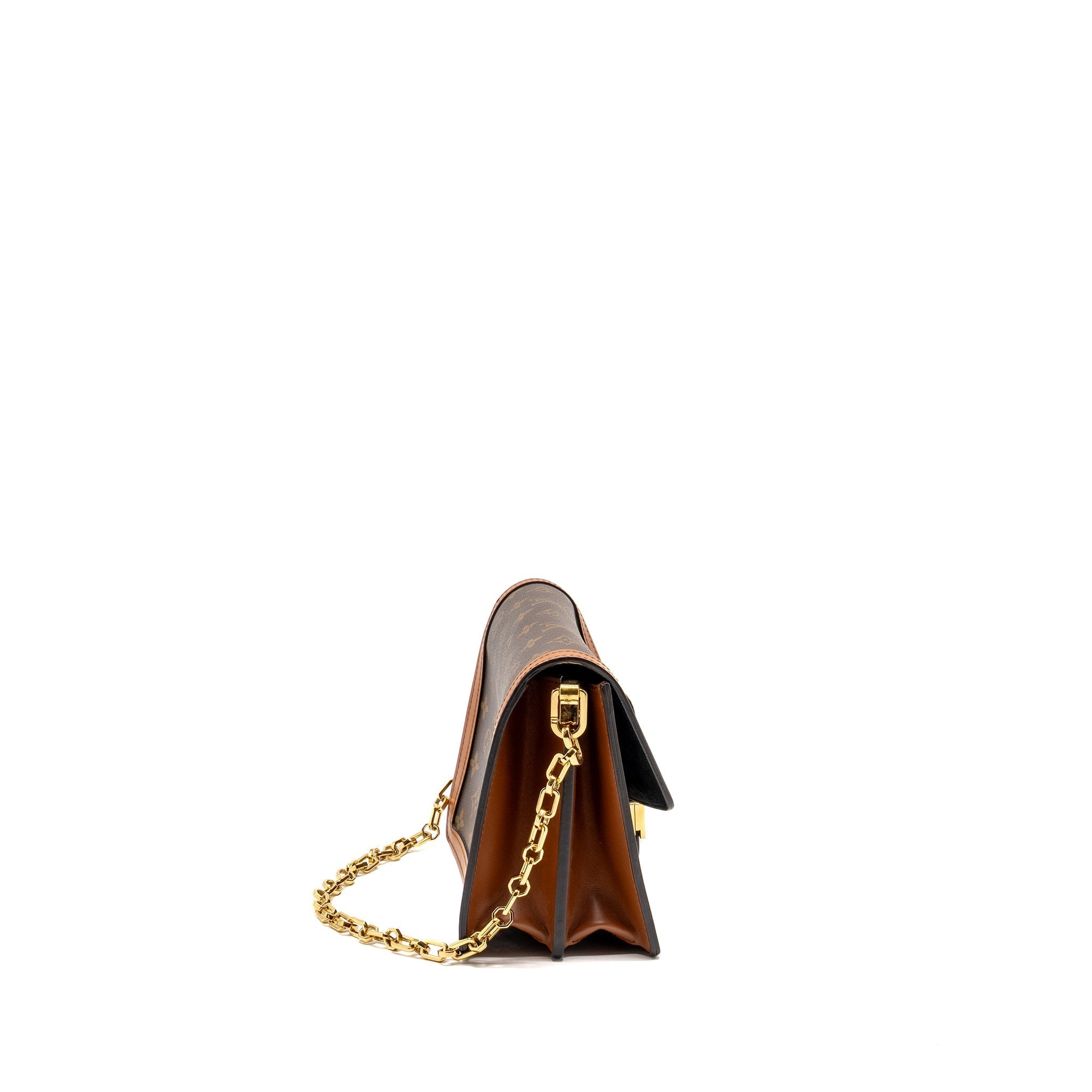 LOUIS VUITTON DAUPHINE MM MONOGRAM REVERSE CANVAS GHW