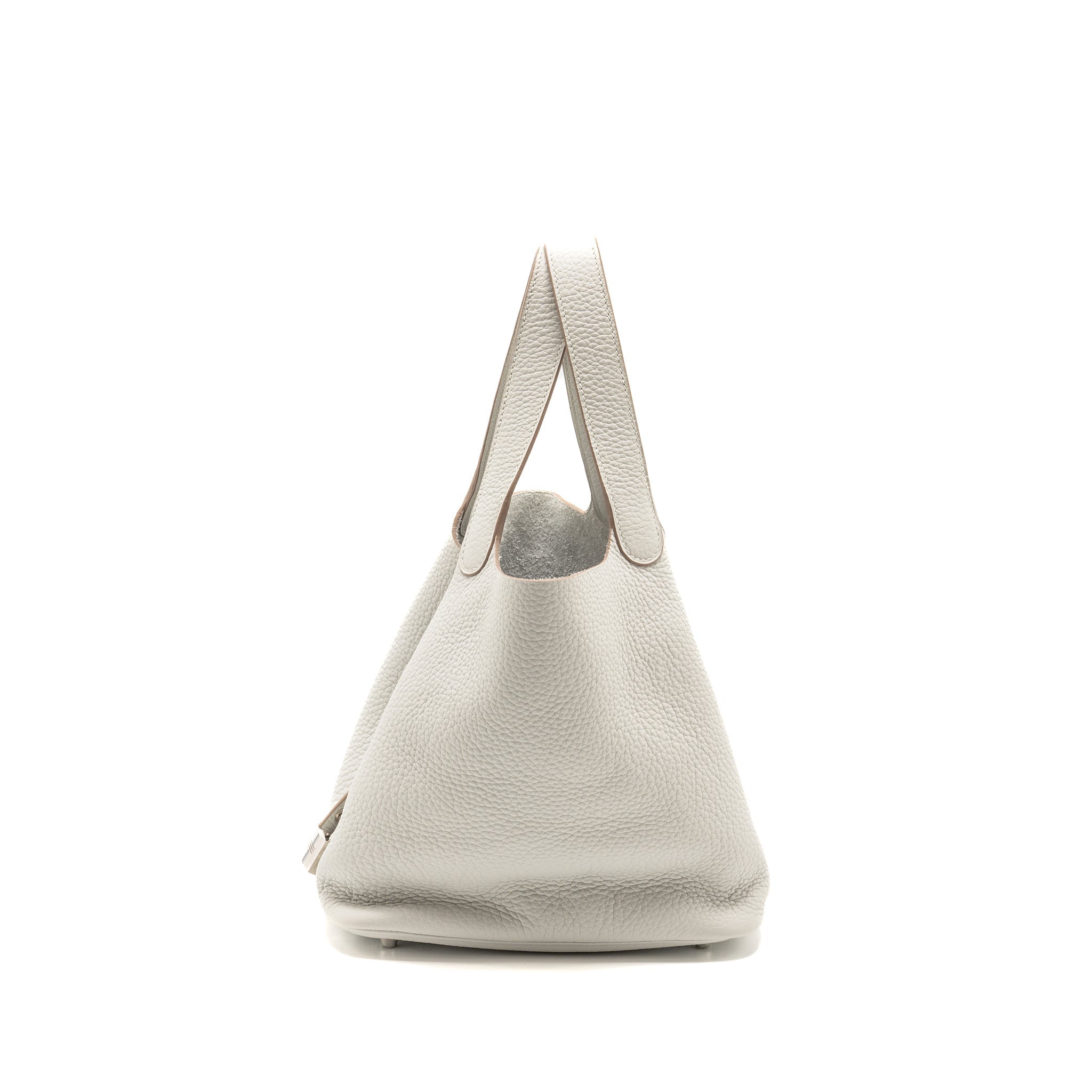 HERMES PICOTIN 22 LOCK BAG CLEMENCE 80 GRIS PERLE SHW
