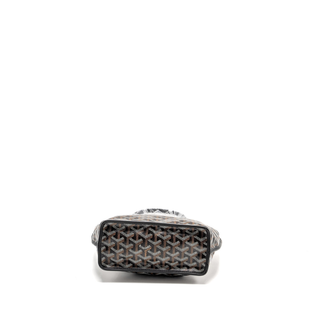 GOYARD MINI ANJOU TOTE GOYARDLINE CANVAS/LEATHER BLACK SHW