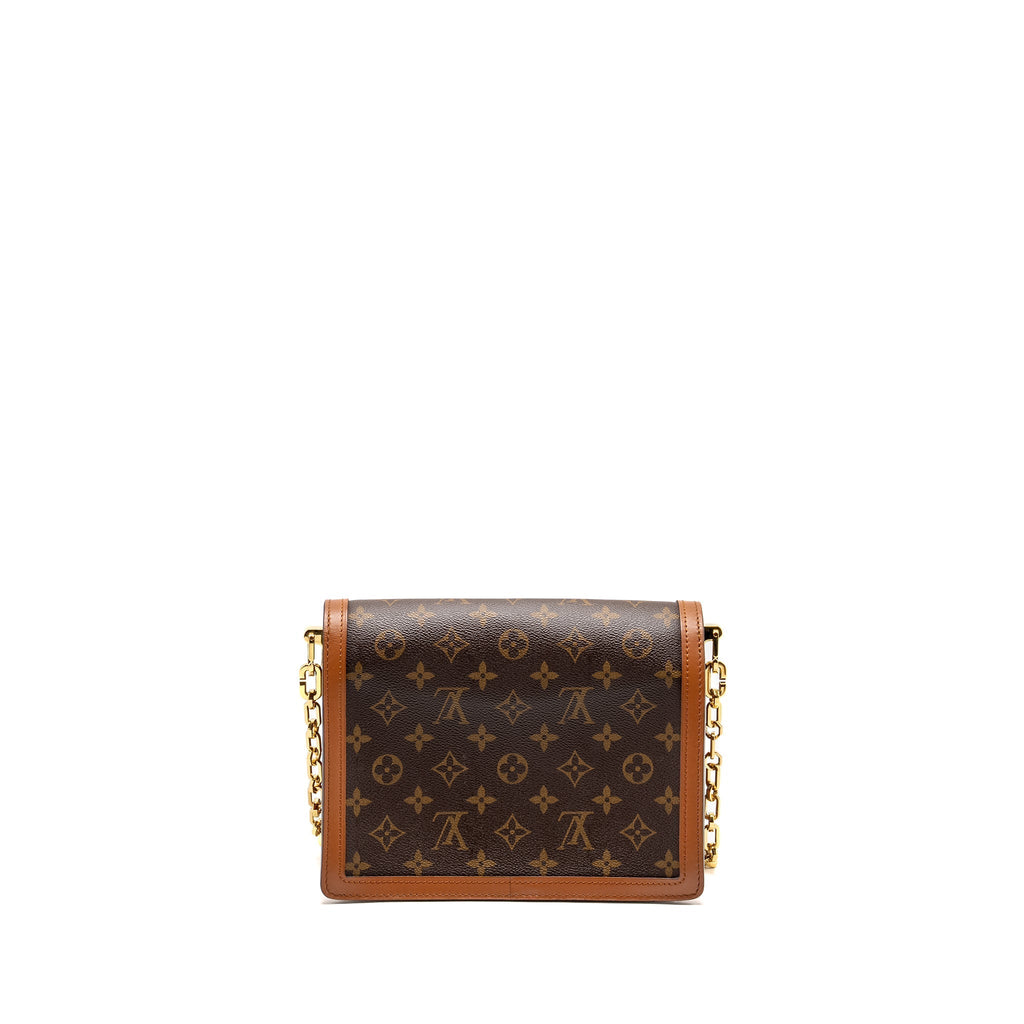 LOUIS VUITTON DAUPHINE MM MONOGRAM REVERSE CANVAS GHW