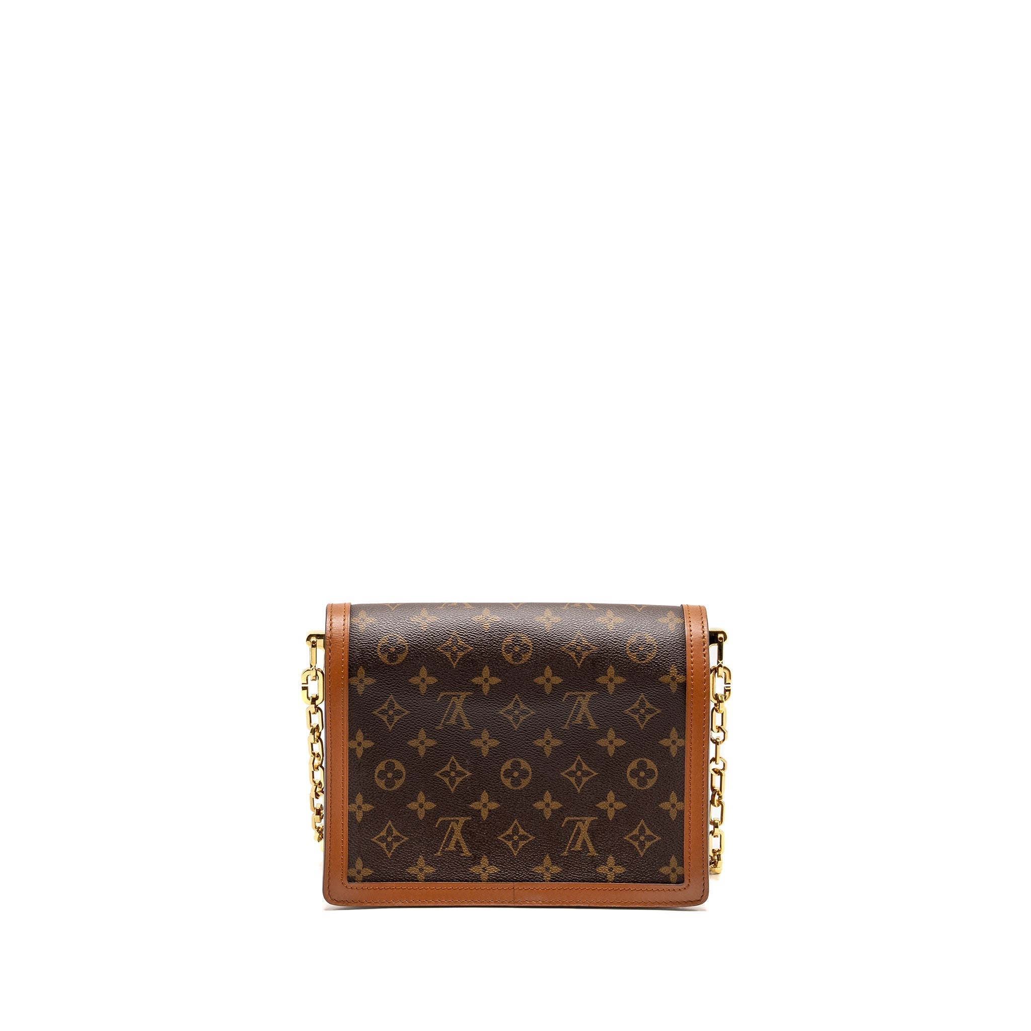 LOUIS VUITTON DAUPHINE MM MONOGRAM REVERSE CANVAS GHW