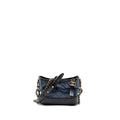 CHANEL SMALL GABRIELLE HOBO BAG CALFSKIN BLUE / BLACK MULTICOLOR HARDWARE
