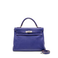 HERMES KELLY 32 CLEMENCE 9K IRIS SHW