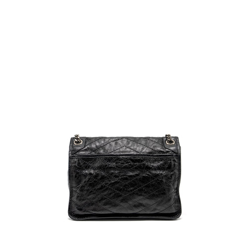 SAINT LAURENT/YSL MEDIUM NIKI CALFSKIN BLACK SHW