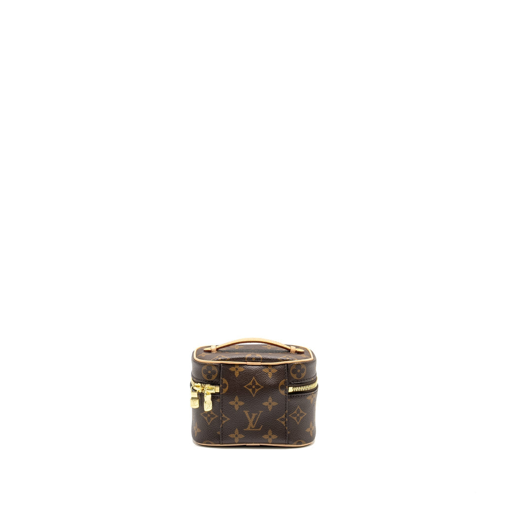 LOUIS VUITTON NICE NANO MONOGRAM CANVAS GHW