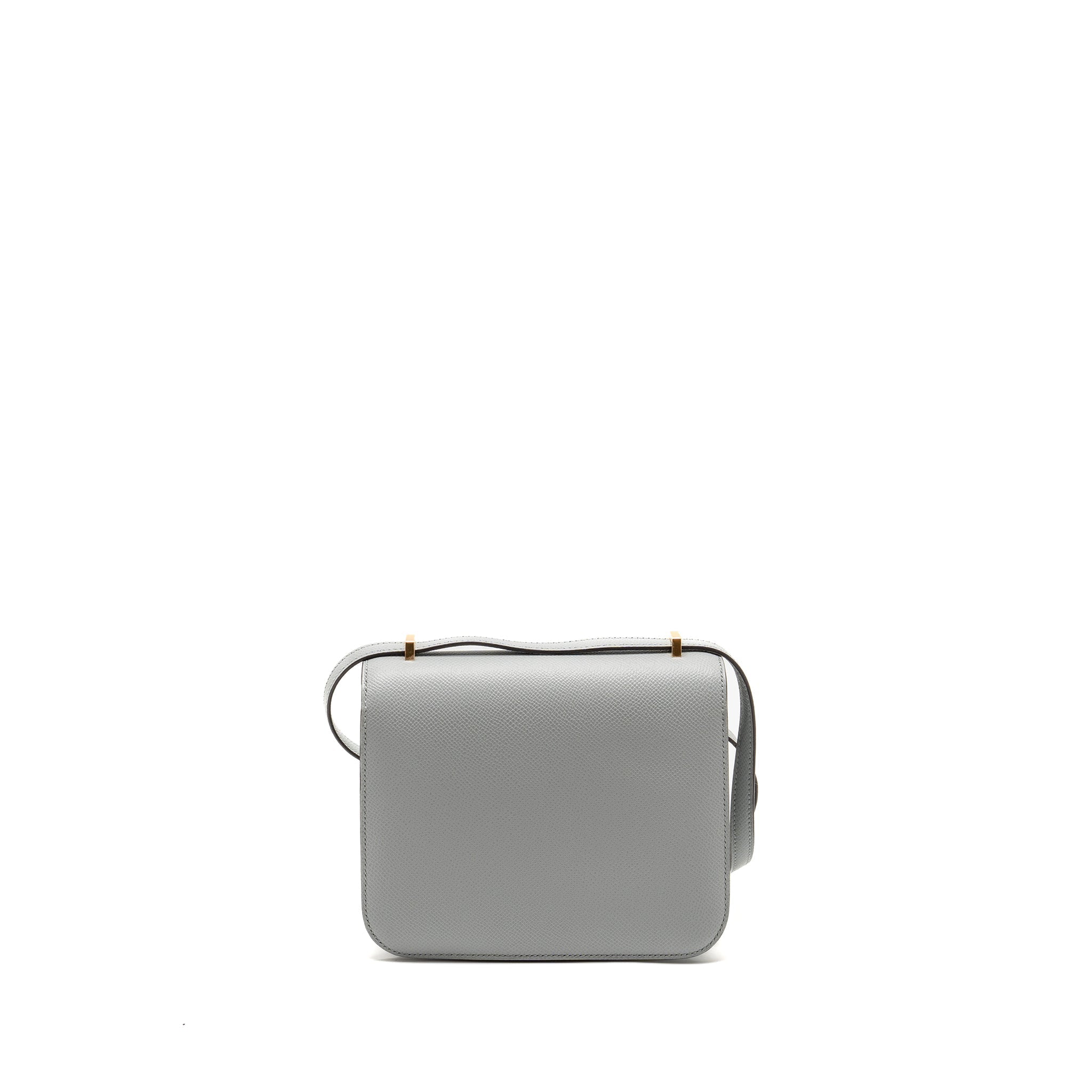 HERMES MINI CONSTANCE EPSOM 8U BLEU GLACIER GHW