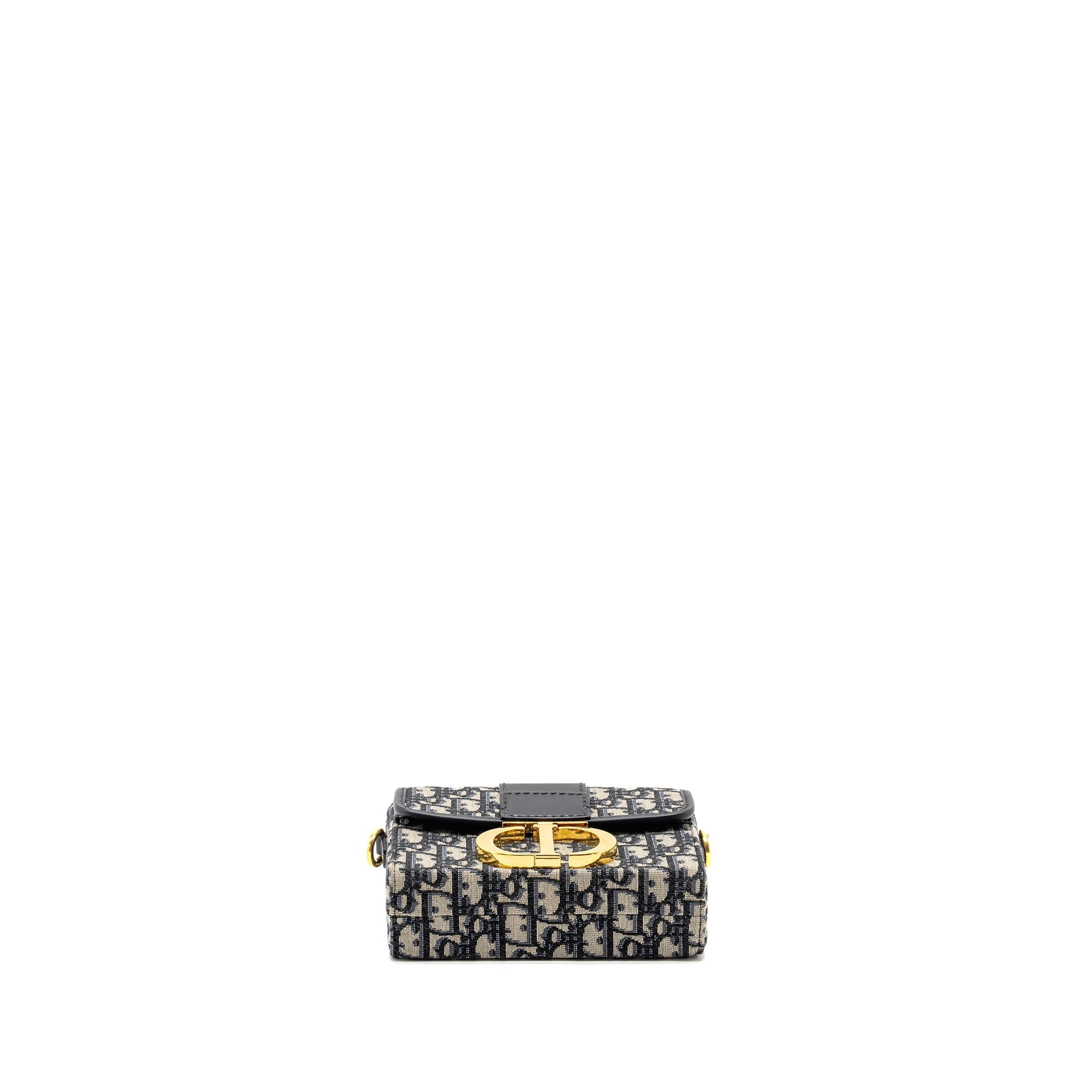 DIOR 30 MONTAIGNE BOX BLUE OBLIQUE JACQUARD GHW