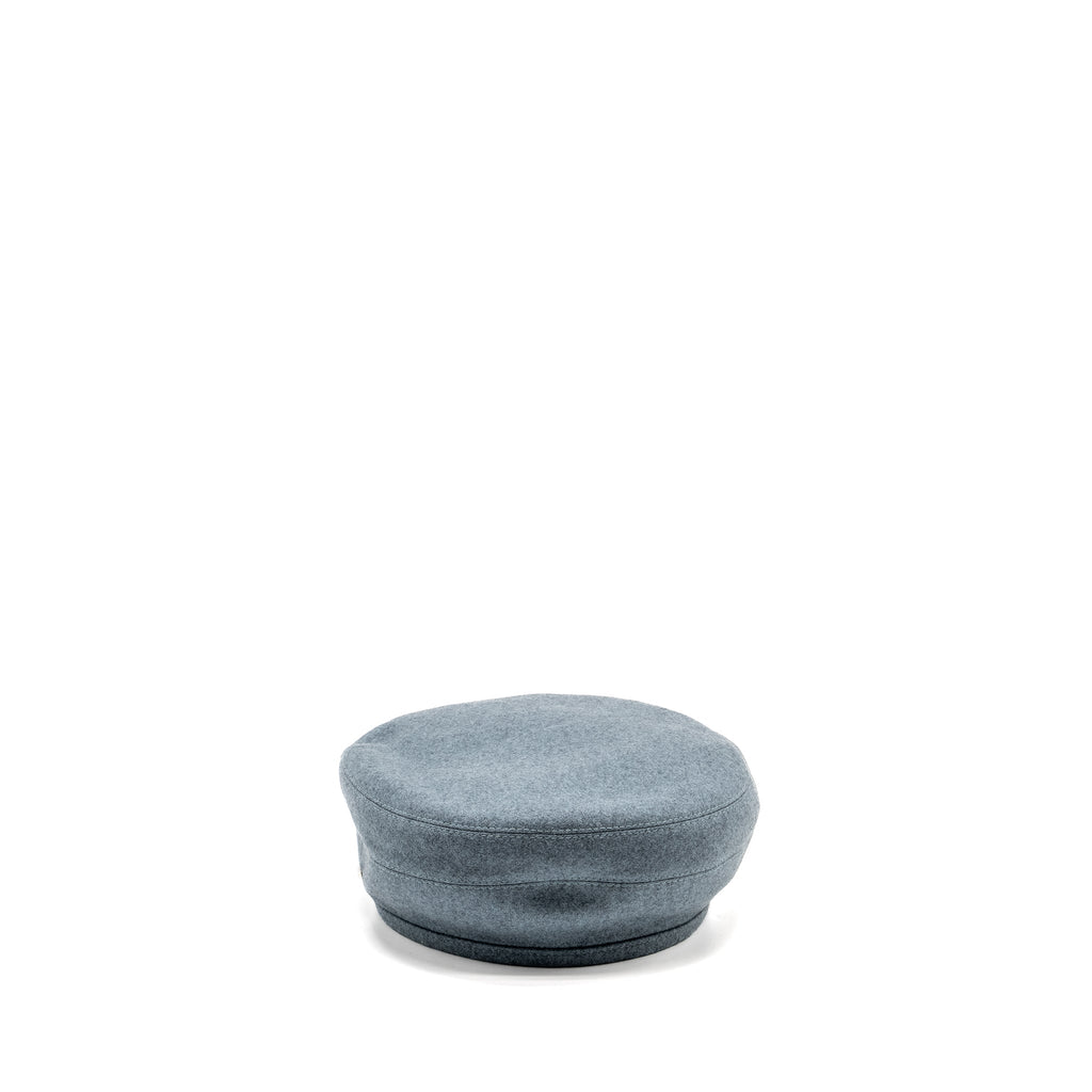 HERMES SIZE 58 BERET CASHMERE GREY SHW