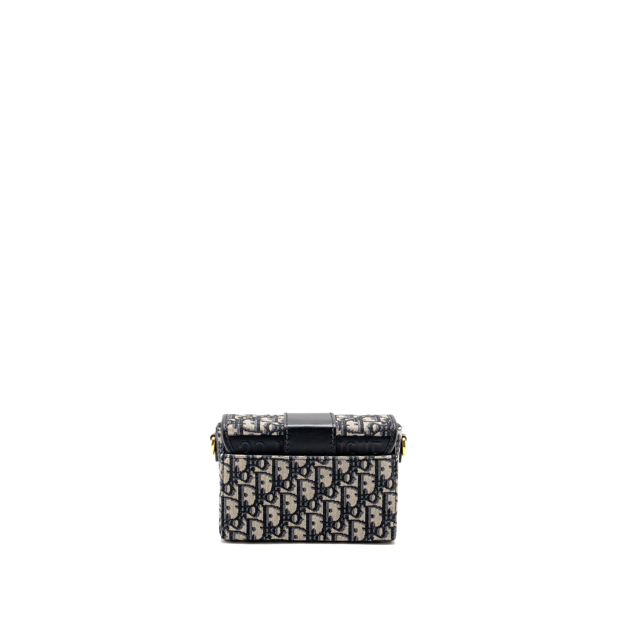 DIOR 30 MONTAIGNE BOX BLUE OBLIQUE JACQUARD GHW