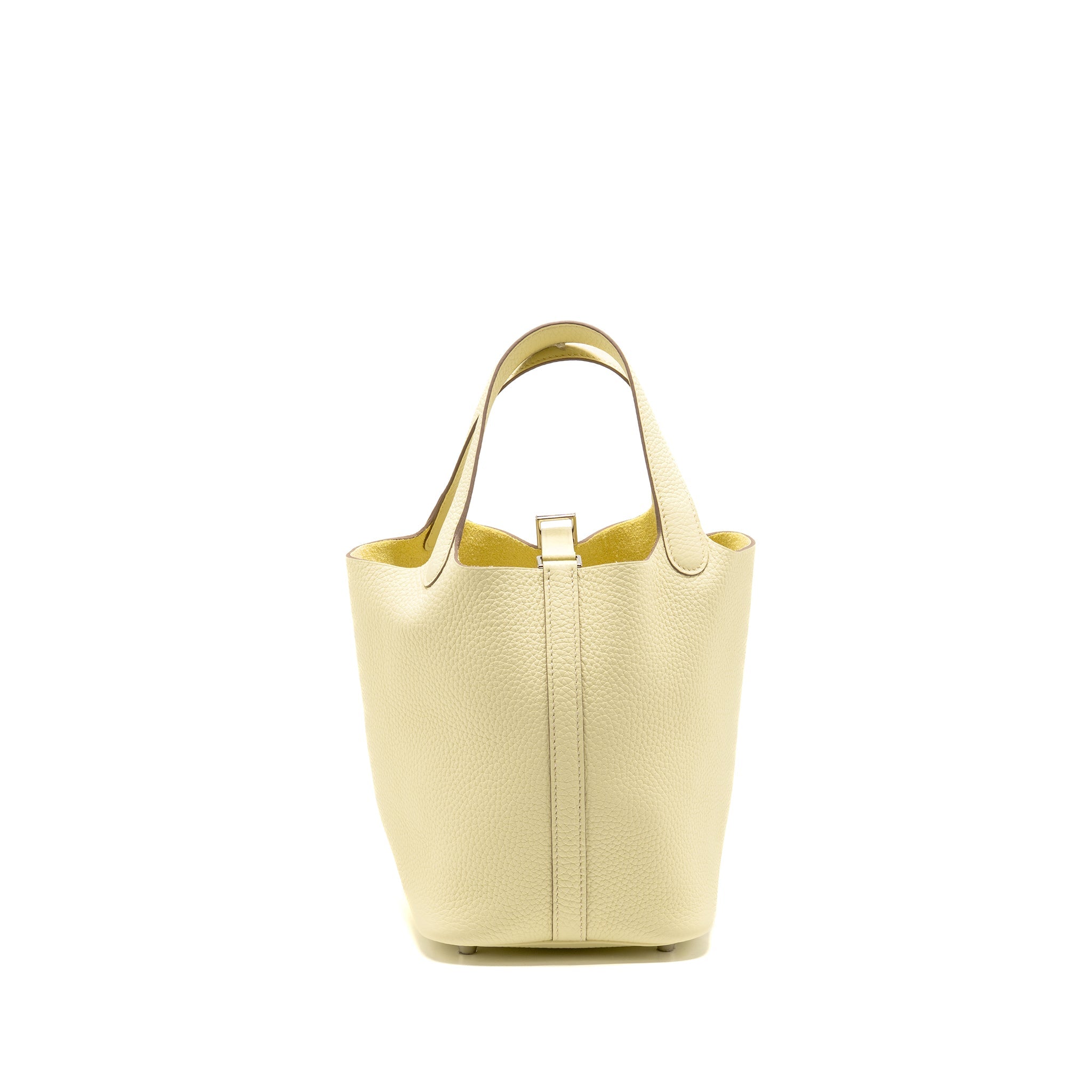 HERMES PICOTIN 18 LOCK BAG CLEMENCE JAUNE MILTON SHW
