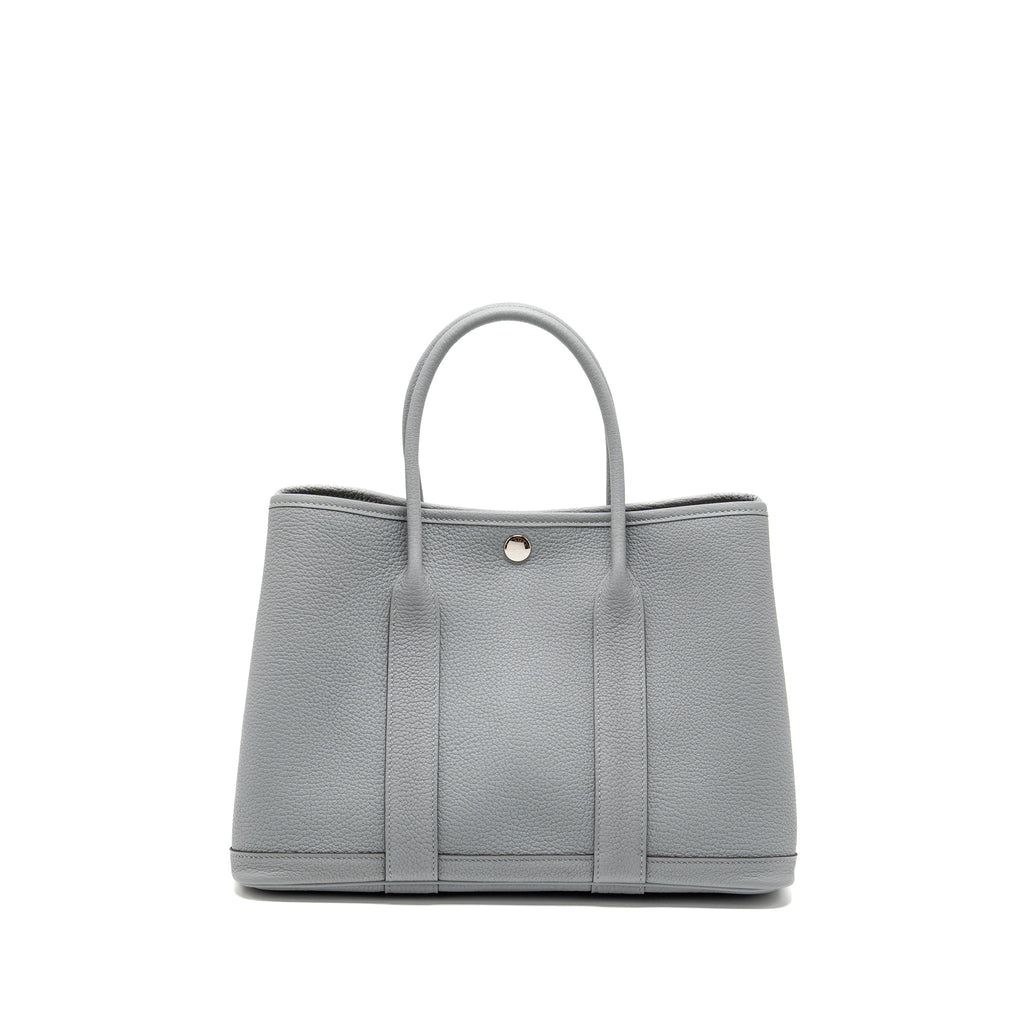 HERMES GARDEN PARTY 30 NEGONDA GRIS PANTIN SHW