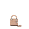 DIOR MINI LADY DIOR PATENT LEATHER LIGHT PINK SHW