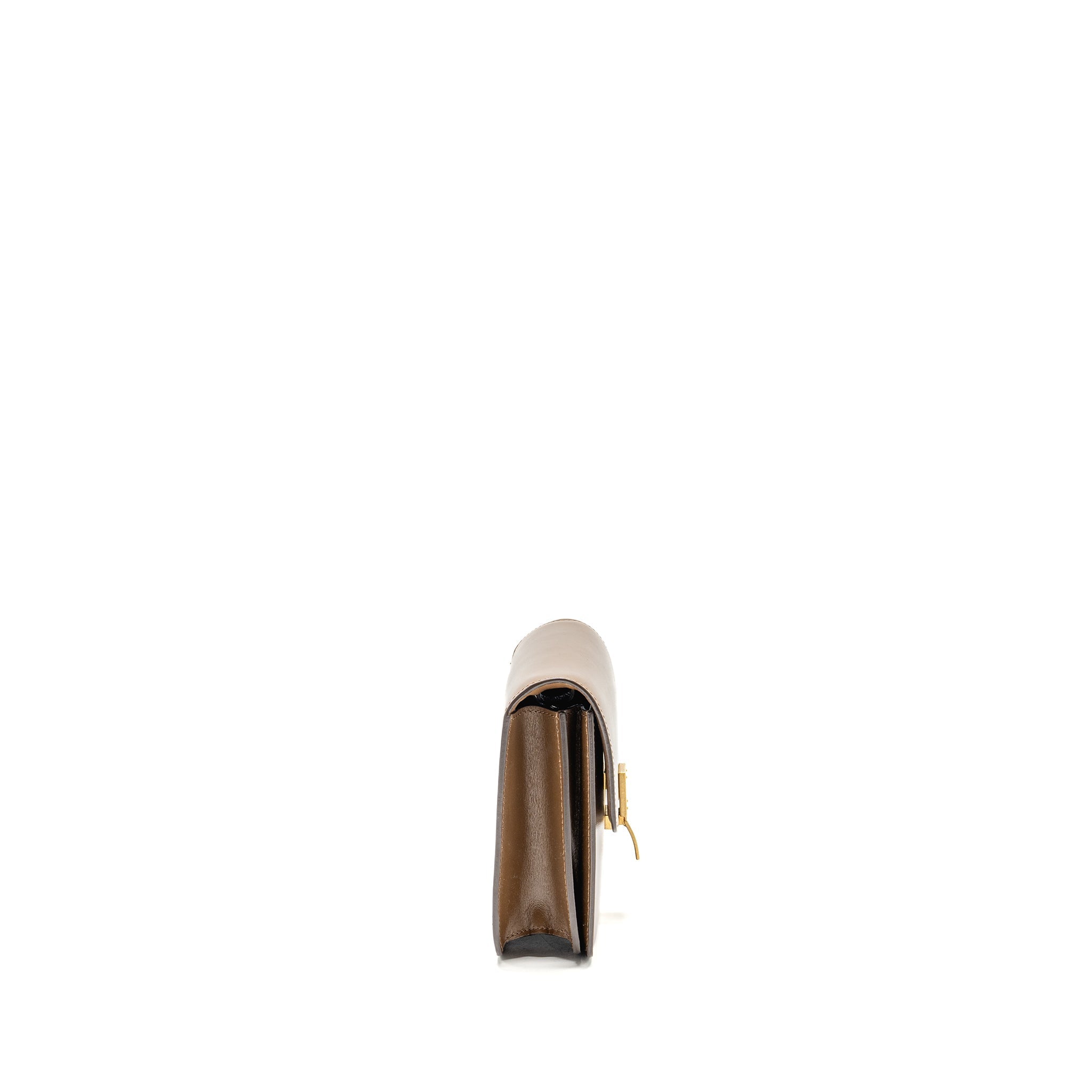 CELINE TEEN CLASSIC BOX BAG CALFSKIN CAMEL GHW