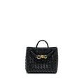 BOTTEGA VENETA SMALL ANDIAMO BAG LAMBSKIN BLACK GHW