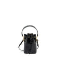 FENDI MINI MON TRESOR BUCKET BAG CALFSKIN BLACK GHW