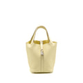 HERMES PICOTIN 18 LOCK BAG CLEMENCE JAUNE MILTON SHW