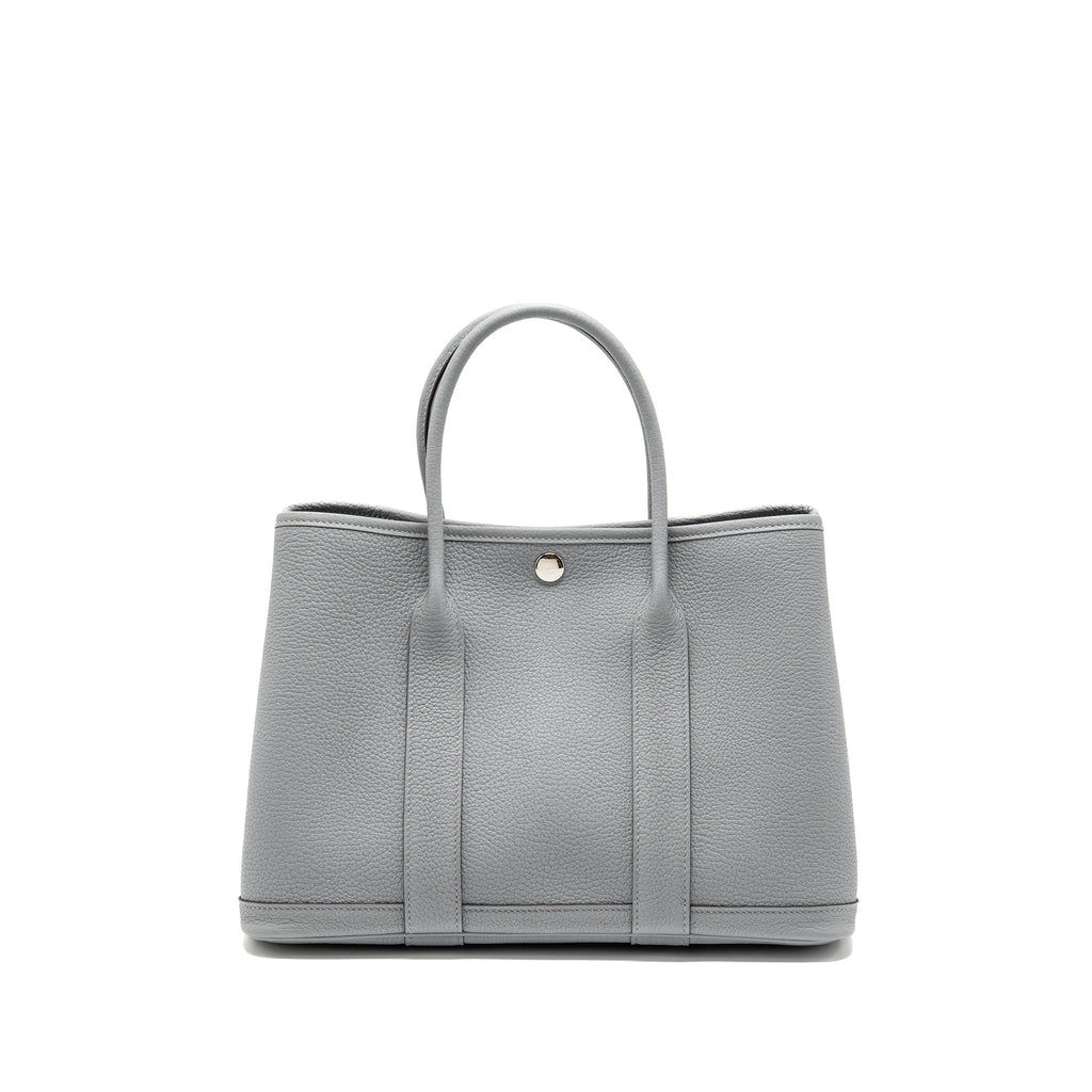 HERMES GARDEN PARTY 30 NEGONDA GRIS PANTIN SHW
