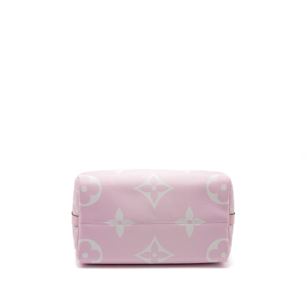 LOUIS VUITTON SPEEDY BANDOULIERE 30 MONOGRAM ESCAL GIANT CANVAS PASTEL PINK SHW